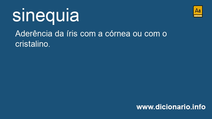 Significado de sinequia