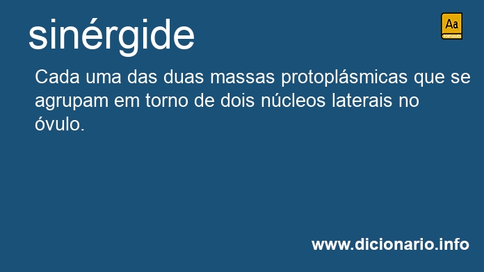Significado de sinrgide