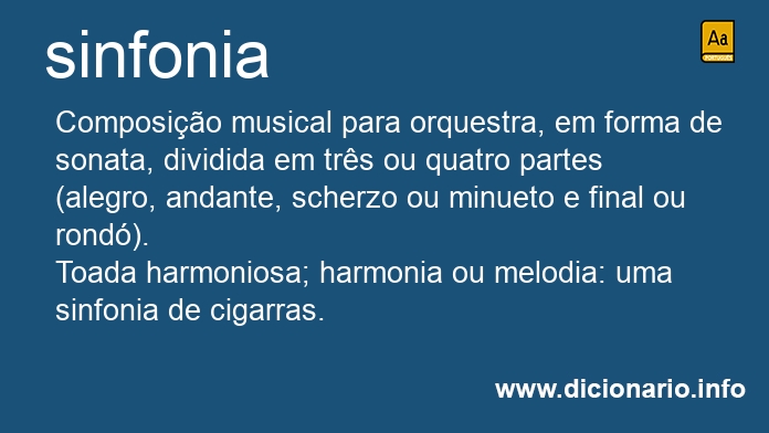 Significado de sinfonia