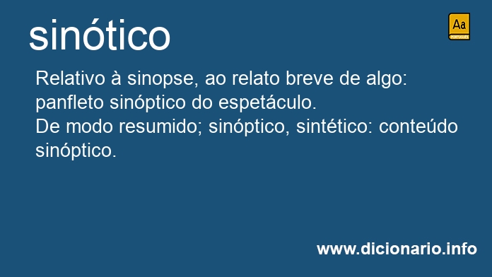 Significado de sintica