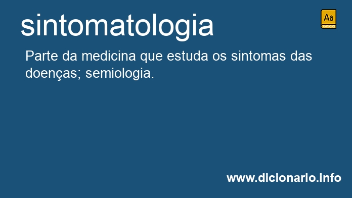 Significado de sintomatologia