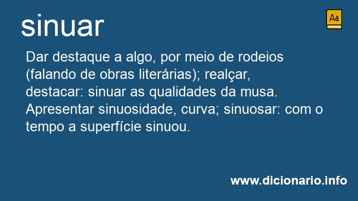 Significado de sinuo
