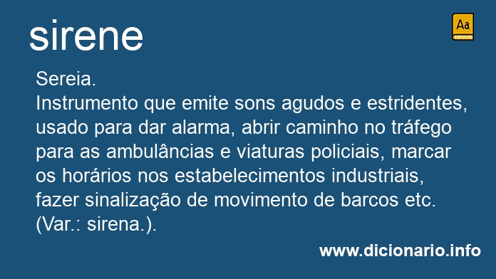 Significado de sirenes