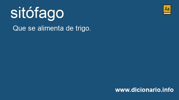 Significado de sitfagos