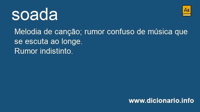 Significado de soada