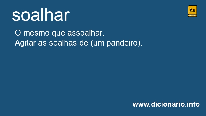 Significado de soalharem