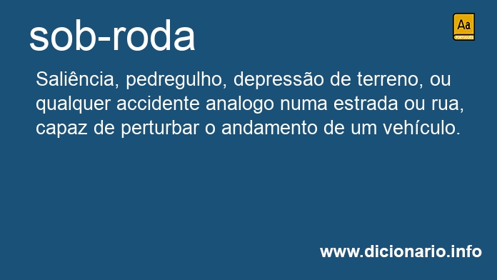 Significado de sob-roda