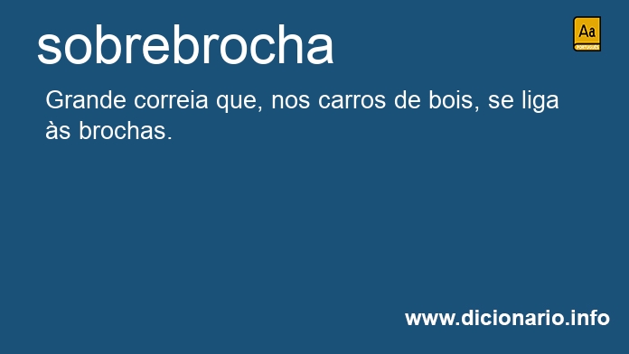 Significado de sobrebrocha