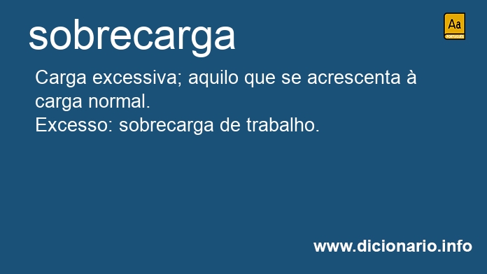 Significado de sobrecarga