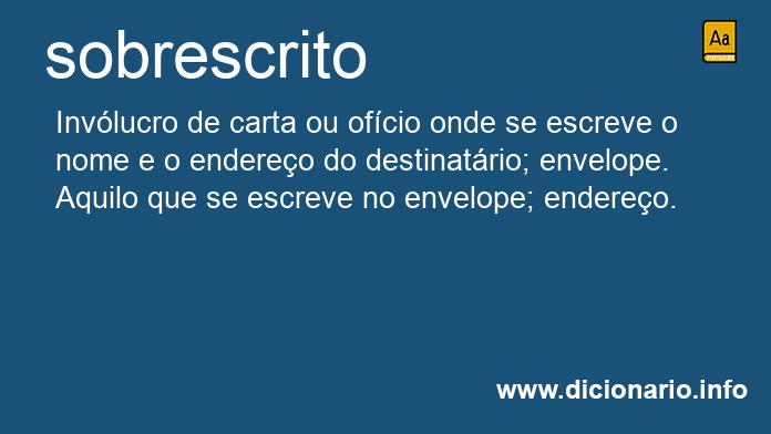 Significado de sobrescrito