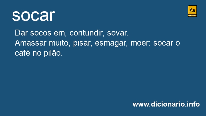 Significado de socar