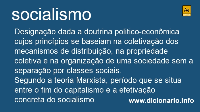 Significado de socialismo