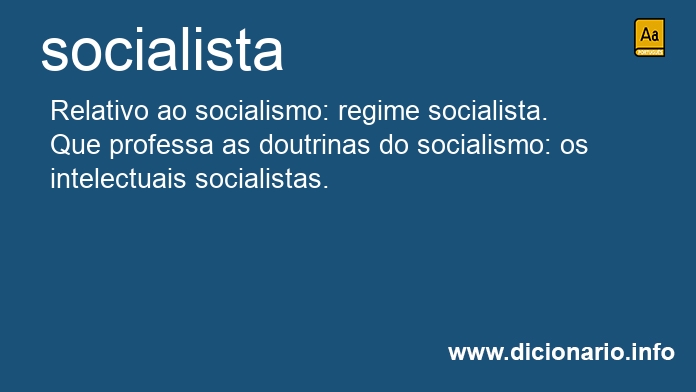 Significado de socialista