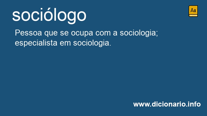 Significado de sociloga