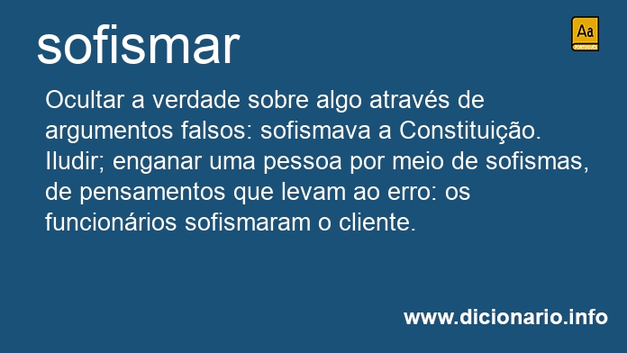 Significado de sofismara