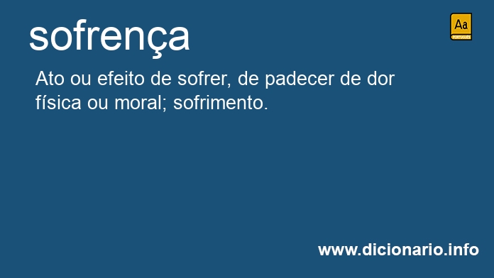 Significado de sofrena