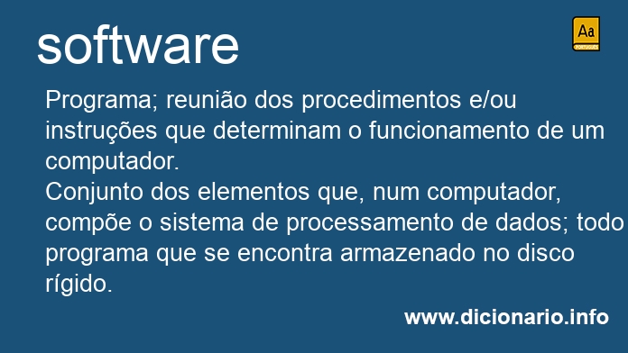 Significado de software