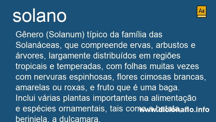 Significado de solano