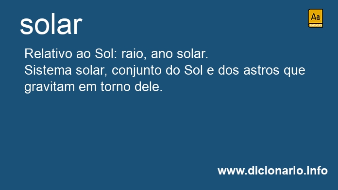 Significado de solarei