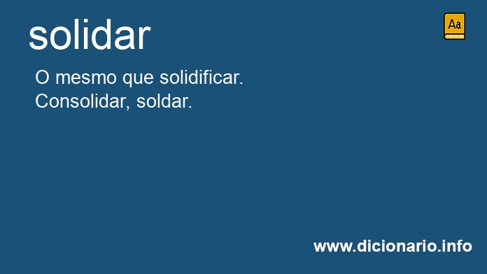 Significado de solidara