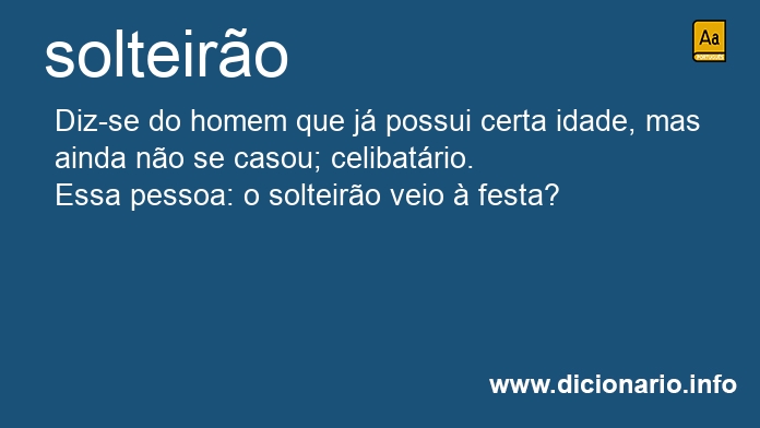 Significado de solteires