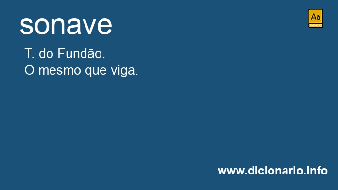 Significado de sonave