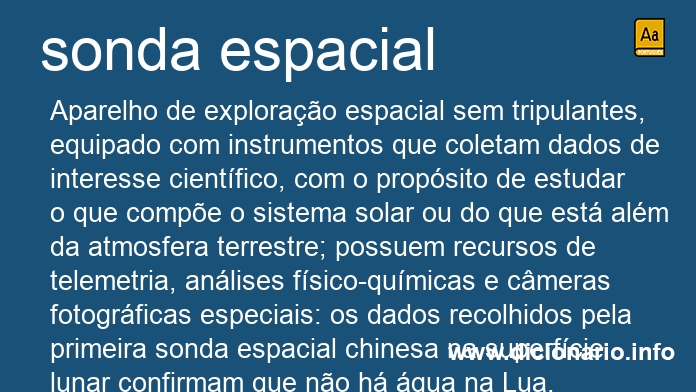 Significado de sonda espacial