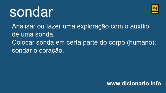 Significado de sondaram