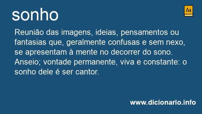 Significado de sonho