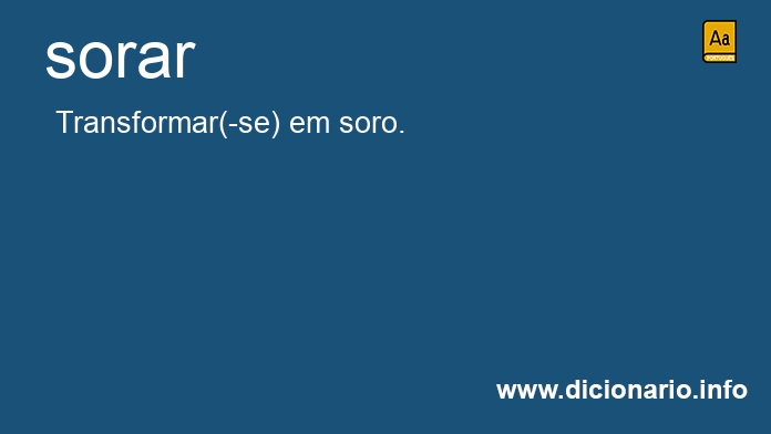 Significado de sorara