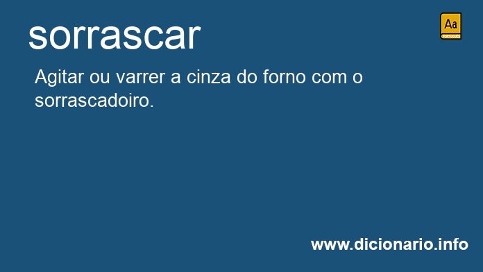 Significado de sorrasquei