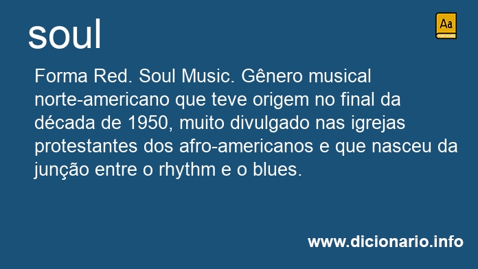 Significado de soul