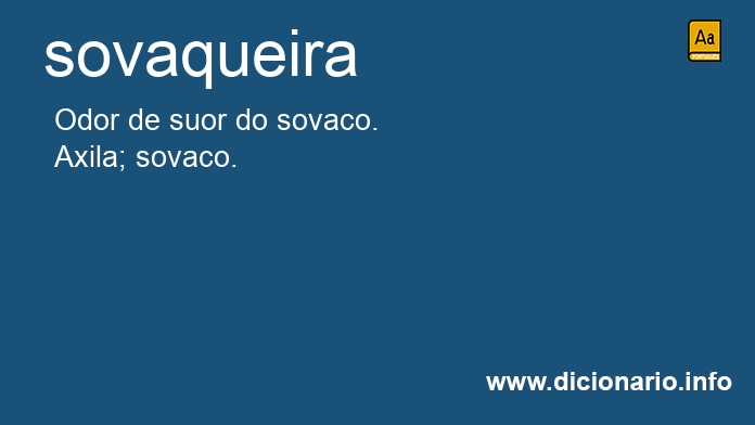 Significado de sovaqueira