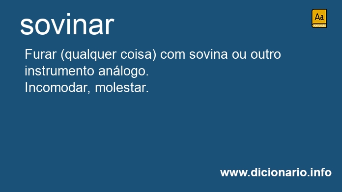 Significado de sovinam