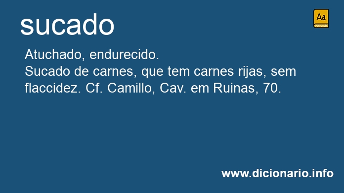 Significado de sucado