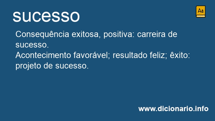 Significado de sucesso