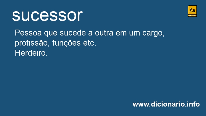 Significado de sucessor