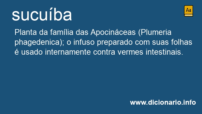 Significado de sucuba