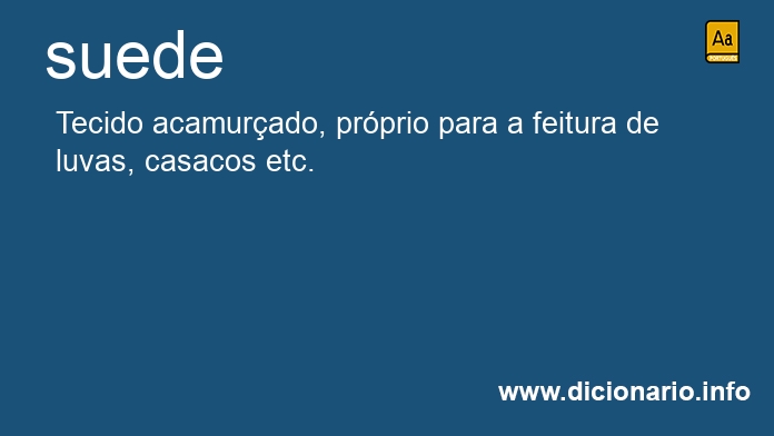 Significado de suede