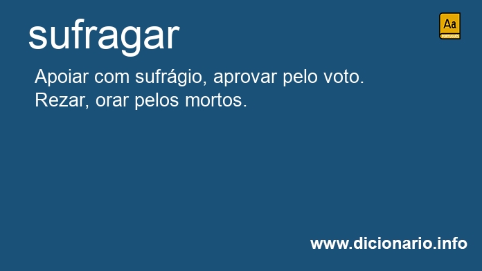 Significado de sufragastes