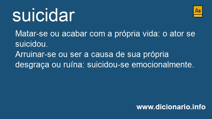 Significado de suicidado