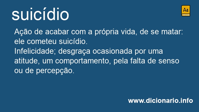 Significado de suicdio