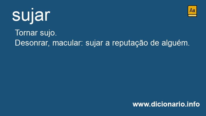 Significado de sujar