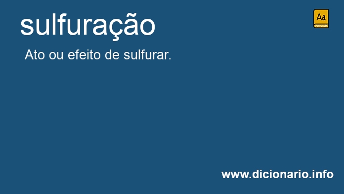 Significado de sulfurao