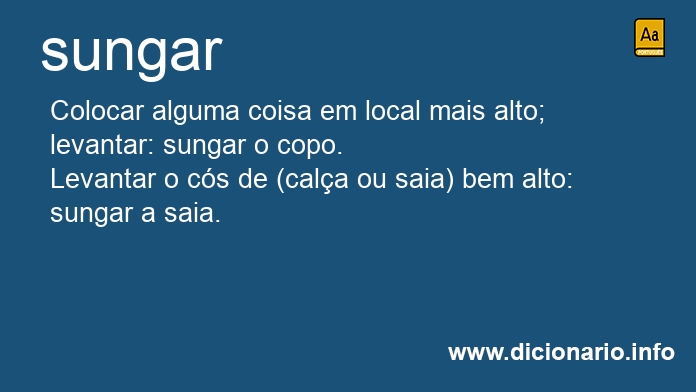 Significado de sungasse