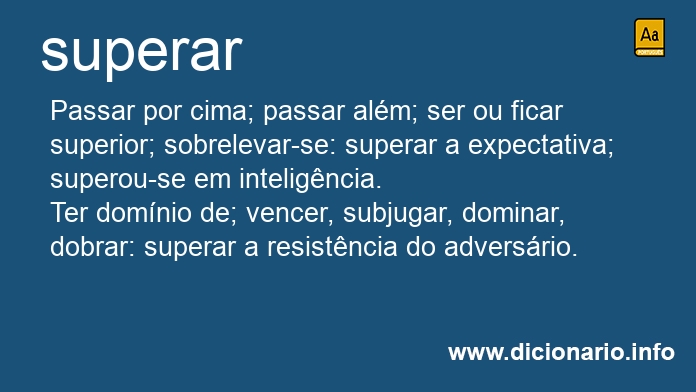 Significado de superais