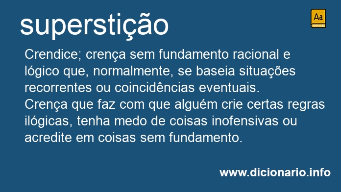 Significado de superstio