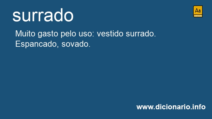 Significado de surrada
