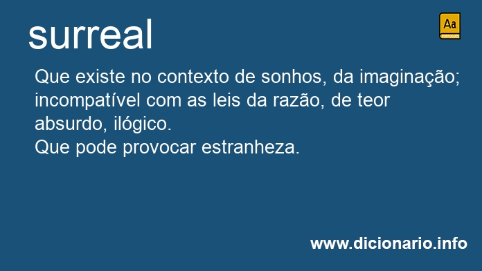 Significado de surreal