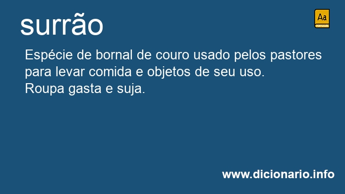 Significado de surres